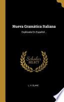 libro Nueva Gramàtica Italiana: Explicada En Español...